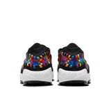 WOMENS NIKE AIR FOOTSCAPE WOVEN 'RAINBOW' - BLACK/WHITE-BLACK