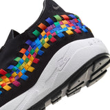 WOMENS NIKE AIR FOOTSCAPE WOVEN 'RAINBOW' - BLACK/WHITE-BLACK