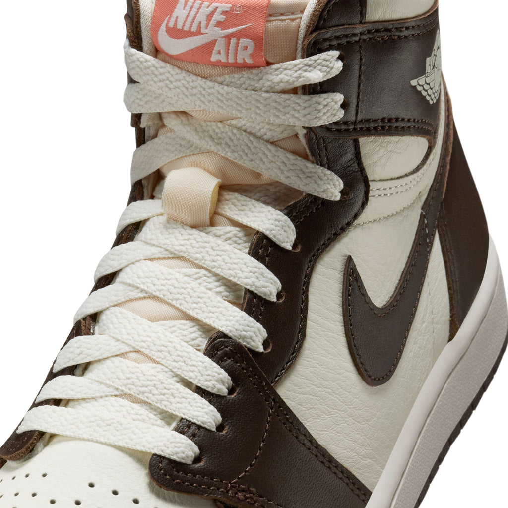WOMEN'S AIR JORDAN 1 HIGH OG - BAROQUE BROWN/SAIL-LT MADDER ROOT