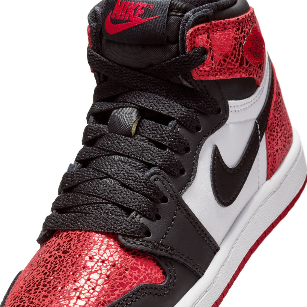 AIR JORDAN 1 RETRO HIGH OG PS - VARSITY RED/BLACK-WHITE