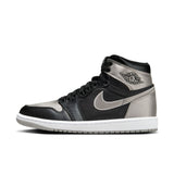 WOMENS AIR JORDAN 1 RETRO HIGH OG 'SATIN SHADOW' - BLACK/MEDIUM GREY/WHITE