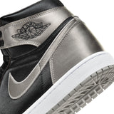 WOMENS AIR JORDAN 1 RETRO HIGH OG 'SATIN SHADOW' - BLACK/MEDIUM GREY/WHITE