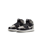 AIR JORDAN 1 RETRO HIGH OG 'SATIN SHADOW' PS - BLACK/MEDIUM GREY/WHITE