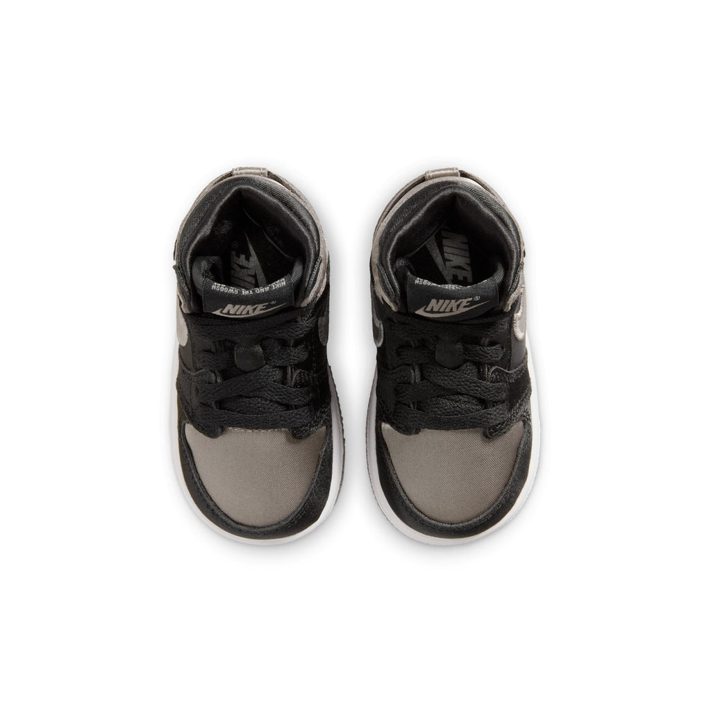 AIR JORDAN 1 RETRO HIGH OG 'SATIN SHADOW' TD - BLACK/MEDIUM GREY/WHITE