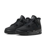 AIR JORDAN 4 RETRO 'BLACK CAT' - BLACK/BLACK-LT GRAPHITE