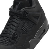 AIR JORDAN 4 RETRO 'BLACK CAT' - BLACK/BLACK-LT GRAPHITE