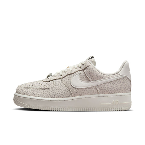 WOMENS NIKE AIR FORCE 1 '07 PREMIUM - PHANTOM/METALLIC SILVER-SAIL