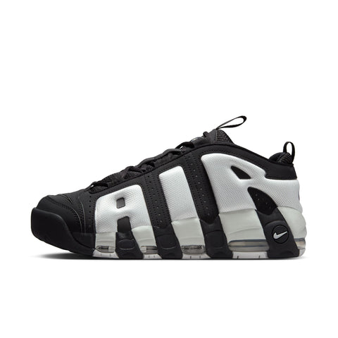 NIKE AIR MORE UPTEMPO LOW - BLACK/PHOTON DUST-METALLIC SILVER