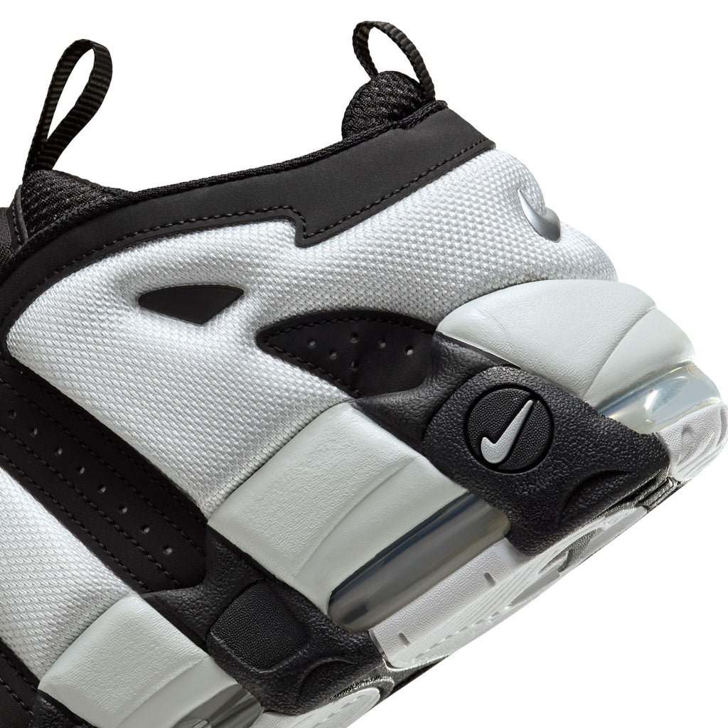 NIKE AIR MORE UPTEMPO LOW - BLACK/PHOTON DUST-METALLIC SILVER