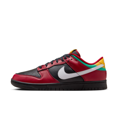 NIKE DUNK LOW RETRO LTD - BLACK/WHITE-GYM RED-UNIVERSITY GOLD