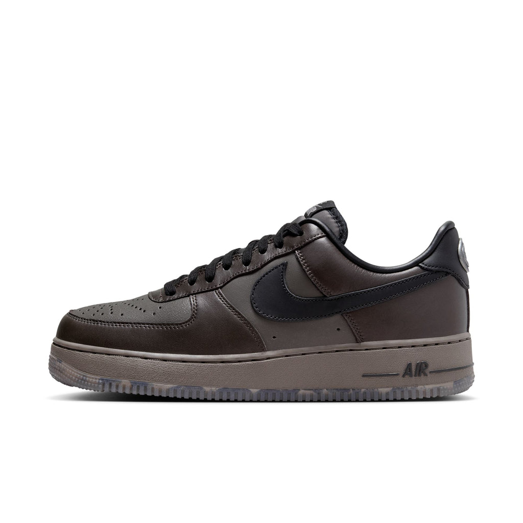 NIKE AIR FORCE 1 LOW - BLACK TEA/BLACK-PETRA BROWN-OLIVE GREY