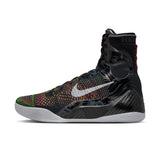 NIKE KOBE IX ELITE HIGH PROTRO - BLACK/METALLIC SILVER-BRIGHT CRIMSON