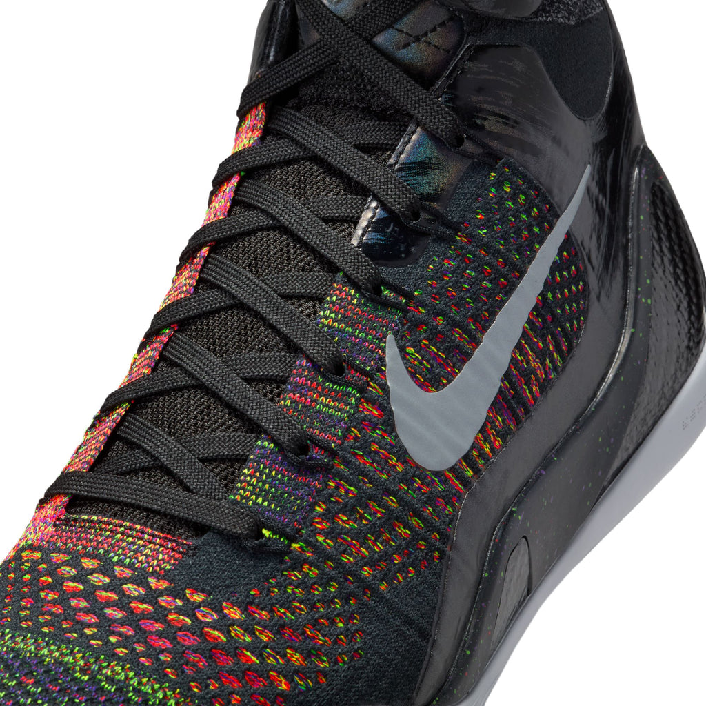 NIKE KOBE IX ELITE HIGH PROTRO - BLACK/METALLIC SILVER-BRIGHT CRIMSON