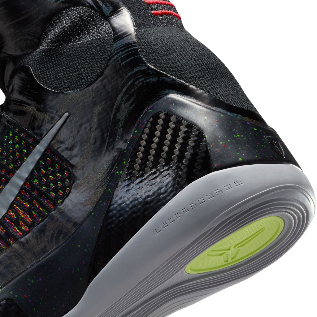 NIKE KOBE IX ELITE HIGH PROTRO - BLACK/METALLIC SILVER-BRIGHT CRIMSON