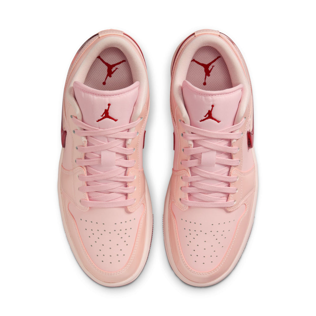 WOMENS AIR JORDAN 1 LOW SE - WASHED CORAL/GYM RED-WASHED CORAL