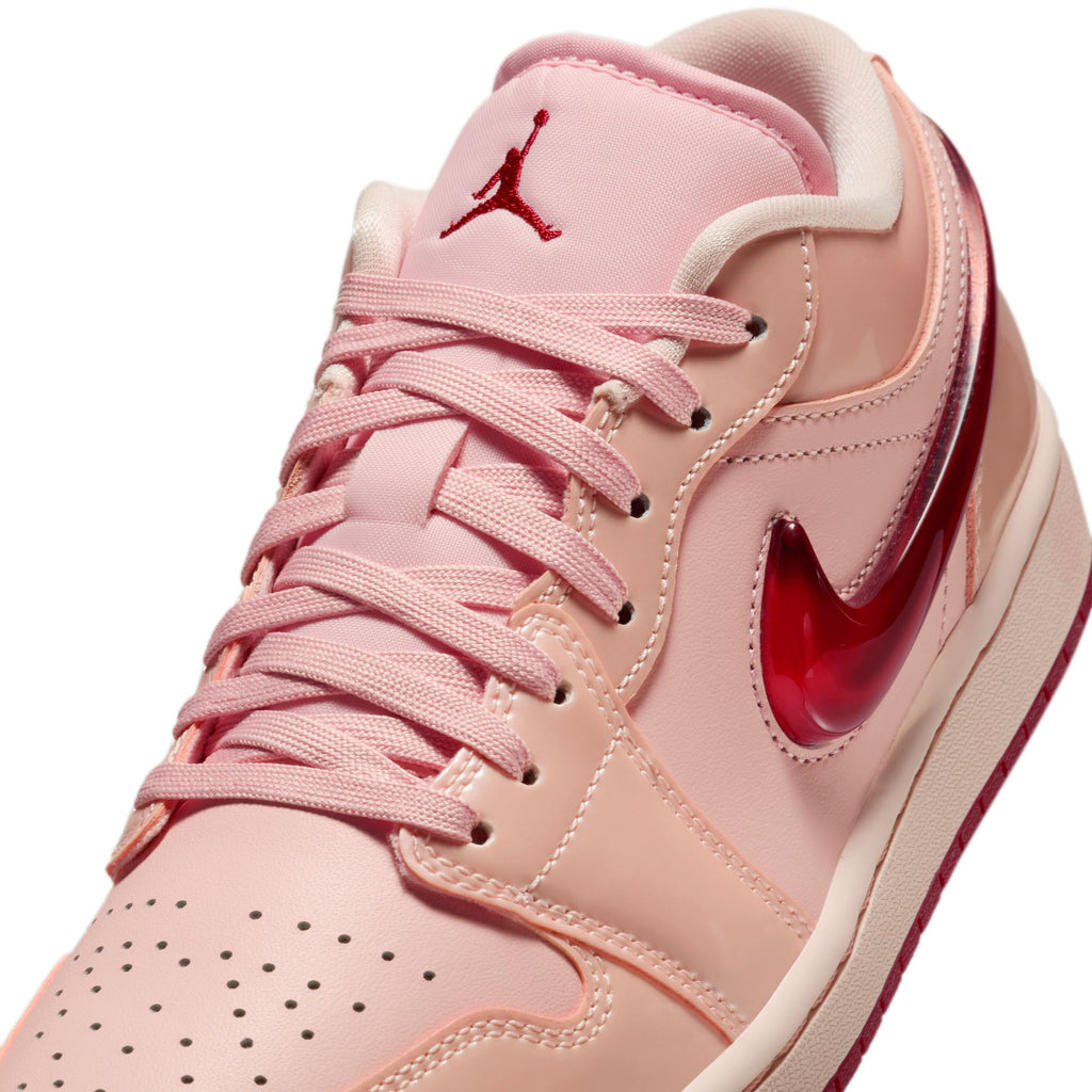 WOMENS AIR JORDAN 1 LOW SE - WASHED CORAL/GYM RED-WASHED CORAL