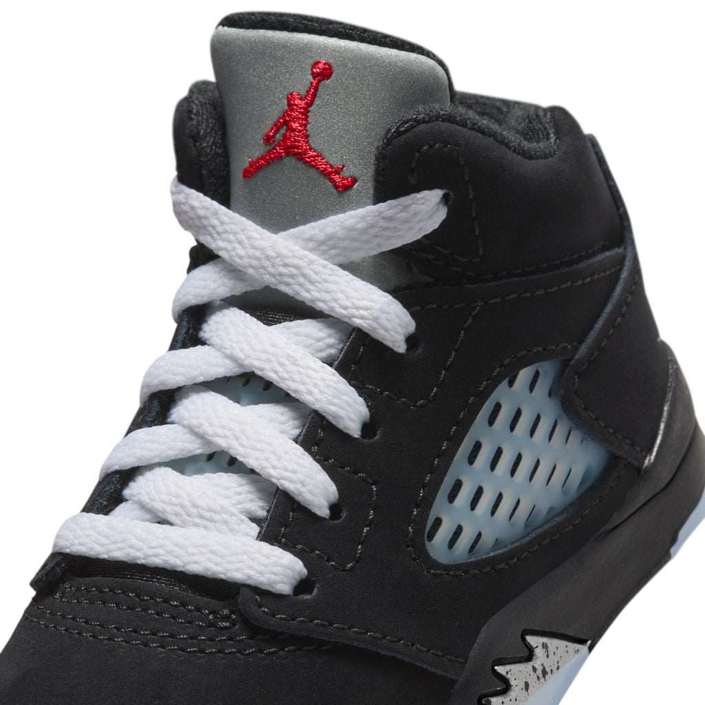 AIR JORDAN 5 RETRO TD 'REIMAGINED' - BLACK/WHITE-METALLIC SILVER-FIRE RED