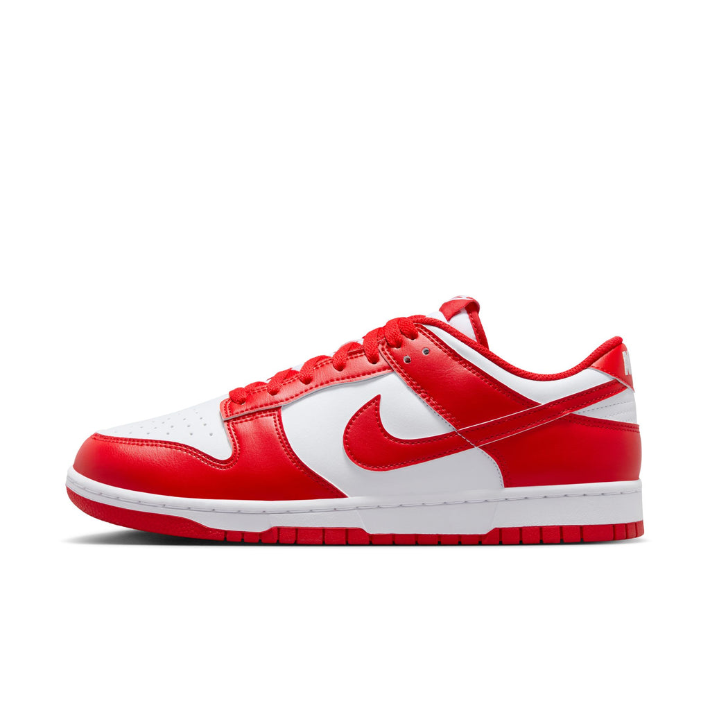 NIKE DUNK LOW RETRO - WHITE/UNIVERSITY RED-WHITE