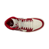 WOMENS AIR JORDAN 1 MID SE - SAIL/VARSITY RED-TEAM RED