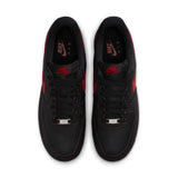 NIKE AIR FORCE 1 '07 LV8 - BLACK/UNIVERSITY RED-BLACK-BLACK
