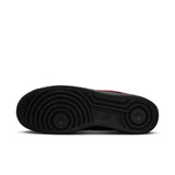 NIKE AIR FORCE 1 '07 LV8 - BLACK/UNIVERSITY RED-BLACK-BLACK