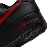 NIKE AIR FORCE 1 '07 LV8 - BLACK/UNIVERSITY RED-BLACK-BLACK