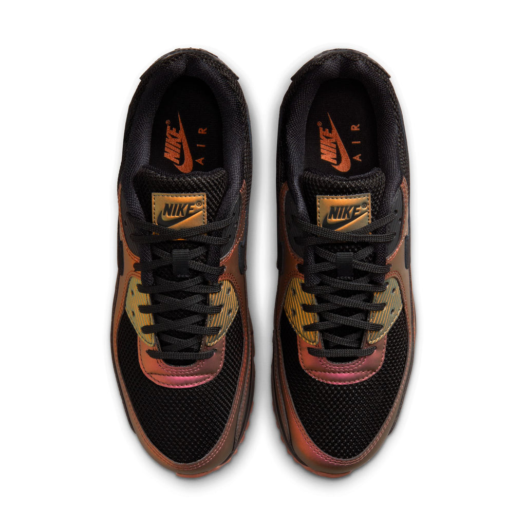 NIKE AIR MAX 90 - BLACK/BLACK-DARK RUSSET-METALLIC COPPER