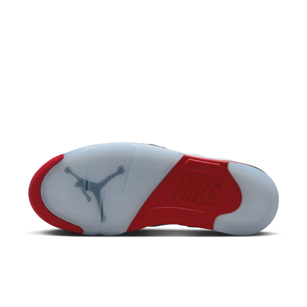 AIR JORDAN 5 RETRO - WHITE/FIRE RED-BLACK