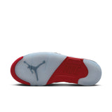 AIR JORDAN 5 RETRO - WHITE/FIRE RED-BLACK
