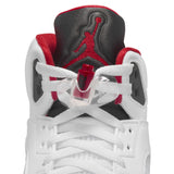 AIR JORDAN 5 RETRO - WHITE/FIRE RED-BLACK