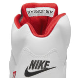 AIR JORDAN 5 RETRO - WHITE/FIRE RED-BLACK