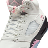 AIR JORDAN 5 RETRO - WHITE/MED SOFT PINK-BLACK
