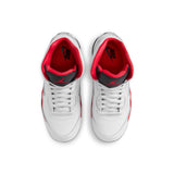 AIR JORDAN 5 RETRO PS - WHITE/FIRE RED-BLACK