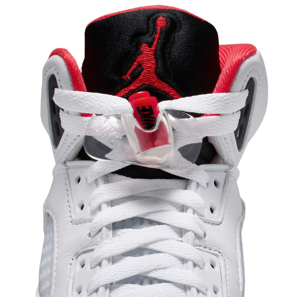 AIR JORDAN 5 RETRO GS - WHITE/FIRE RED-BLACK