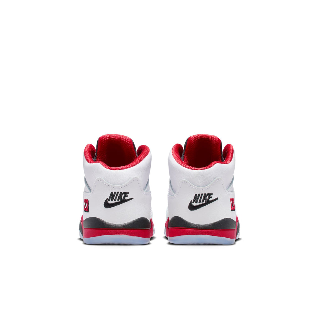 AIR JORDAN 5 RETRO TD - WHITE/FIRE RED-BLACK