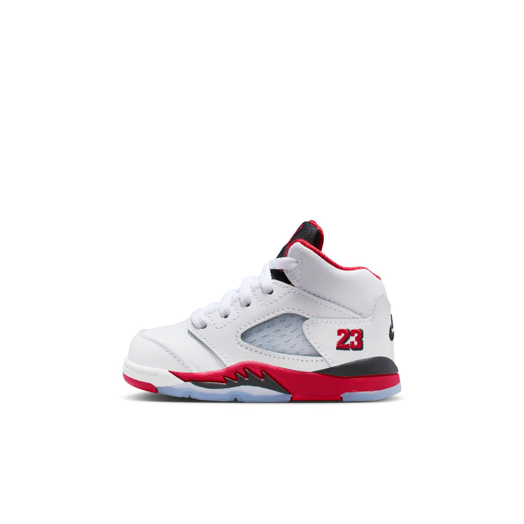 AIR JORDAN 5 RETRO TD - WHITE/FIRE RED-BLACK