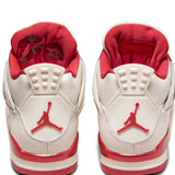 WOMENS AIR JORDAN 4 RETRO - PALE IVORY/SIERRA RED-TOUGH RED