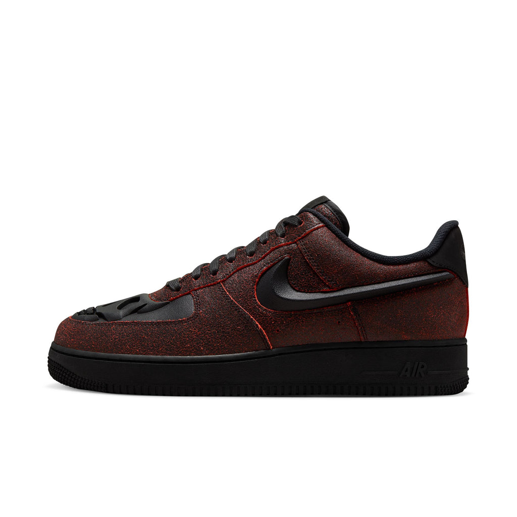 NIKE AIR FORCE 1 RETRO "HALLOWEEN" - BLACK/BLACK-CRIMSON