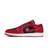 AIR JORDAN 1 LOW SE - BLACK/VARSITY RED-WHITE