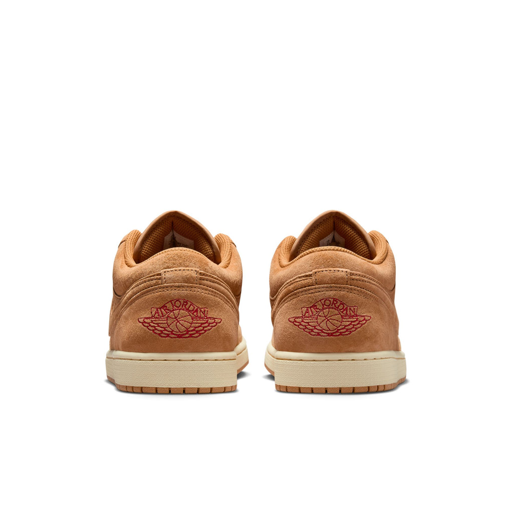 AIR JORDAN RETRO LOW SE - FLAX/FLAX-VARSITY RED-MUSLIN