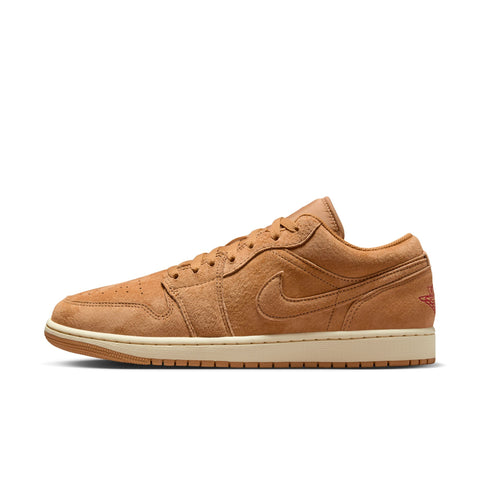 AIR JORDAN RETRO LOW SE - FLAX/FLAX-VARSITY RED-MUSLIN