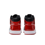 AIR JORDAN 1 MID SE - BLACK/VARSITY RED-WHITE