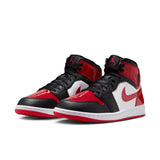 AIR JORDAN 1 MID SE - BLACK/VARSITY RED-WHITE