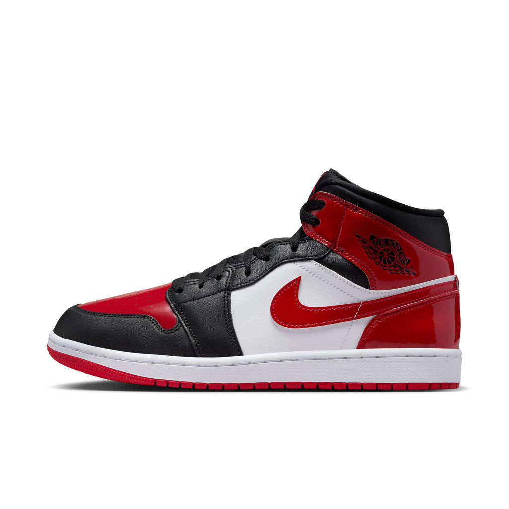 AIR JORDAN 1 MID SE - BLACK/VARSITY RED-WHITE