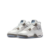 AIR JORDAN 4 RETRO 'BLUE CHILL' GS -	PHOTON DUST/BLUE CHILL-FLAT PEWTER-WHITE