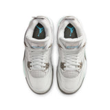 AIR JORDAN 4 RETRO 'BLUE CHILL' GS -	PHOTON DUST/BLUE CHILL-FLAT PEWTER-WHITE