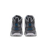AIR JORDAN 9 RETRO GS - WHITE/FRENCH BLUE-FLINT GREY