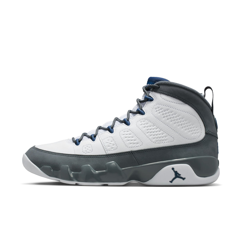 AIR JORDAN 9 RETRO - WHITE/FRENCH BLUE-FLINT GREY