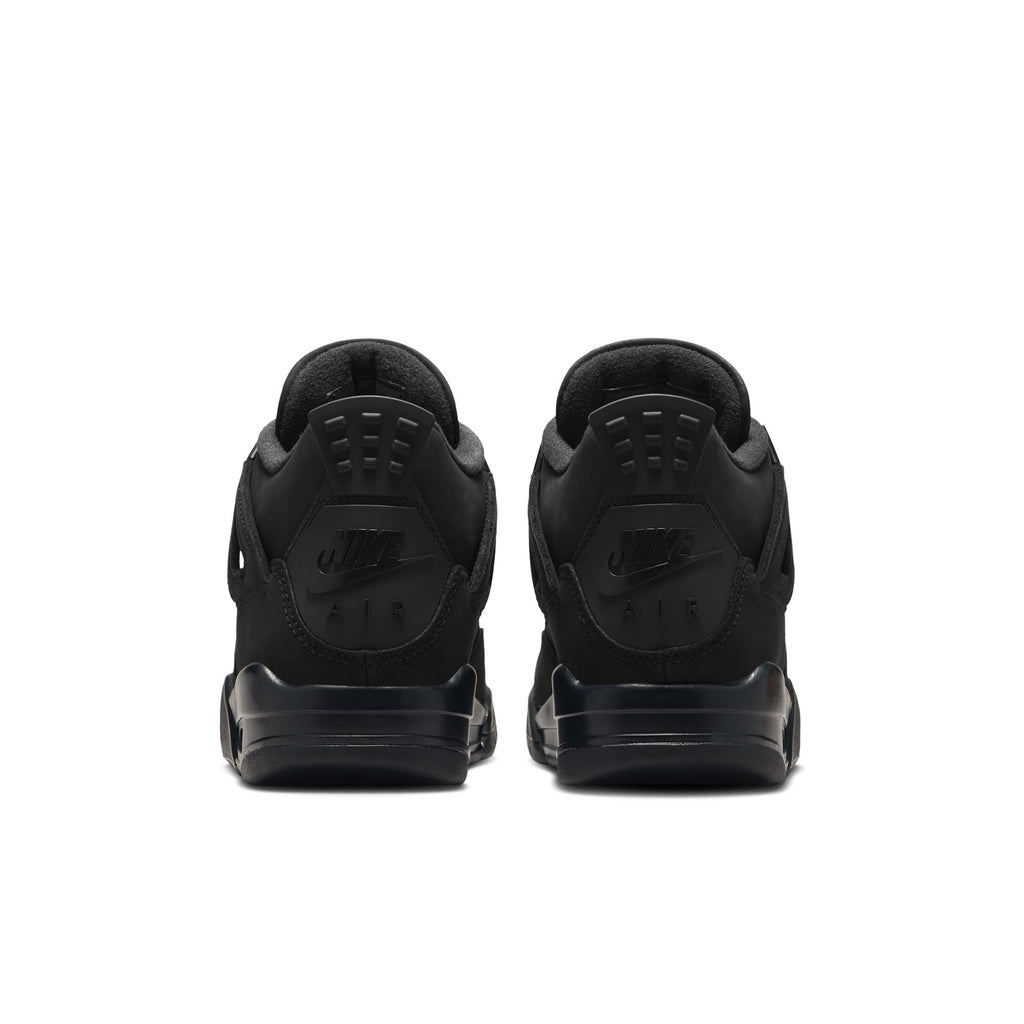 AIR JORDAN 4 RETRO 'BLACK CAT' GS - BLACK/BLACK-LT GRAPHITE