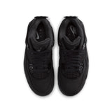 AIR JORDAN 4 RETRO 'BLACK CAT' GS - BLACK/BLACK-LT GRAPHITE